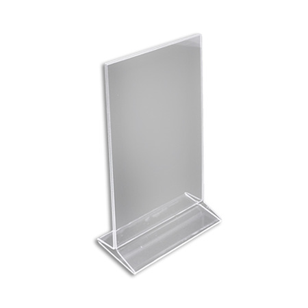 AZAR DISPLAYS 7"W x 11"H Top-Load Two Sided Sign Holder, PK10 142714